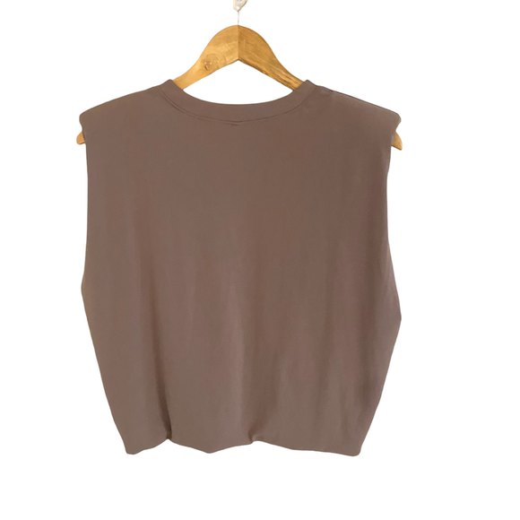 Lanston Muscle Tank Taupe Tan Size XS in Nutmeg NEW - Picture 5 of 5